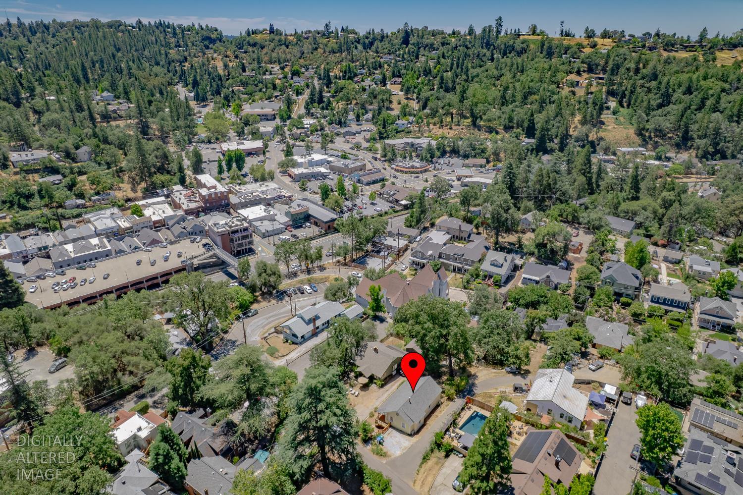 2940 Conrad Street Placerville, CA 95667 - Photo 36 of 36 Aerial perspective pinpointing home in relationship to neighborhood