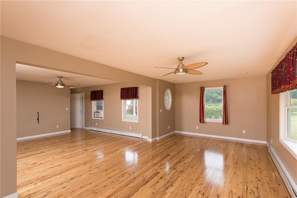 Open floor plan, beautiful wood floors