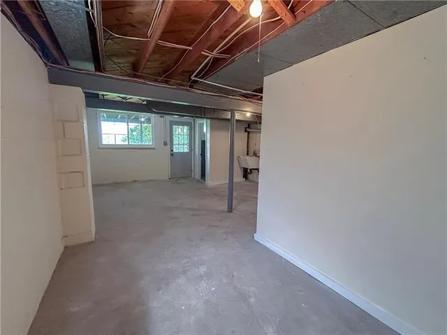 a view of empty room