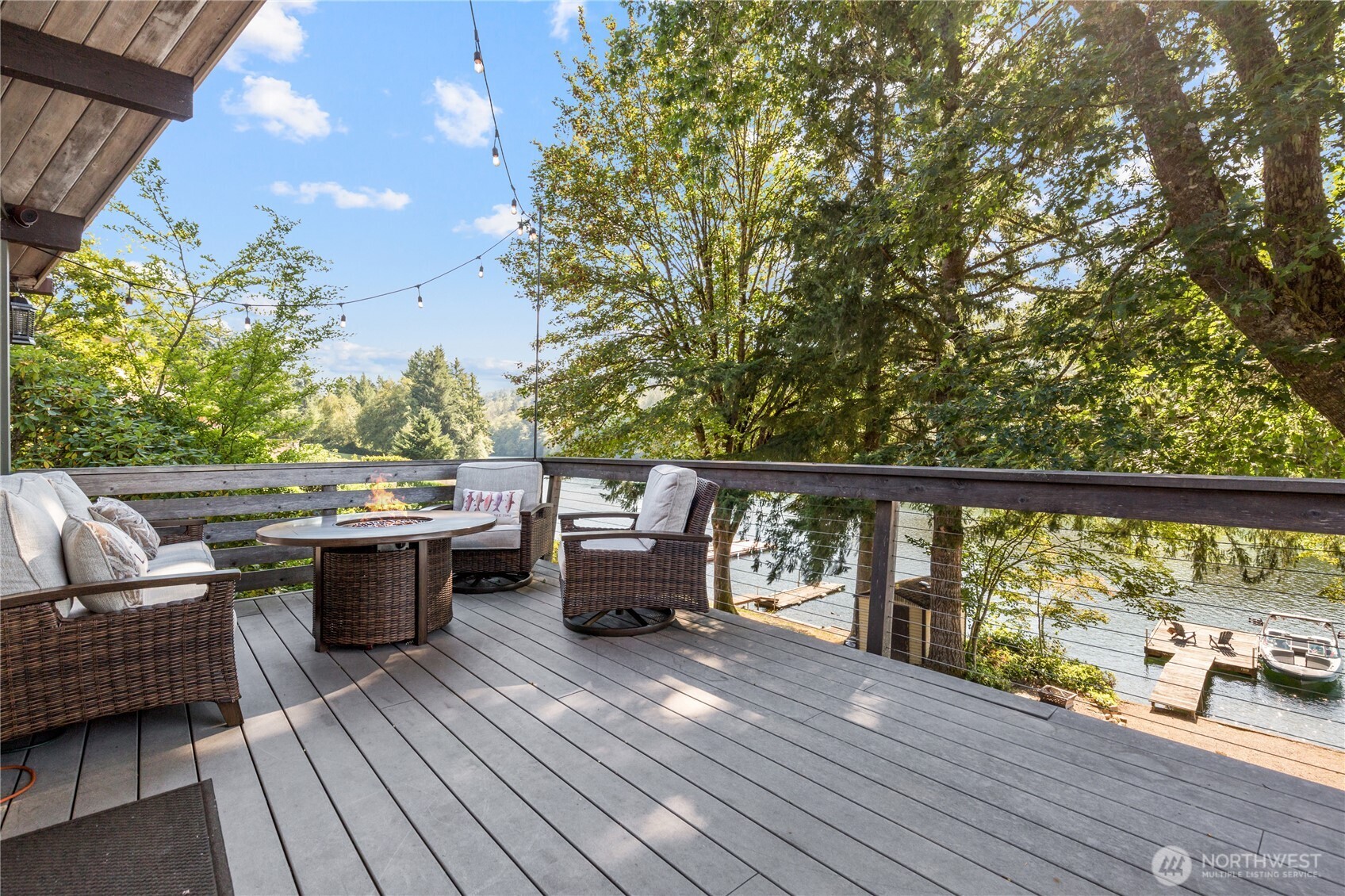 137 Lake Road Silver Creek, WA 98585 - Photo 18 of 32 a view of roof deck with furniture