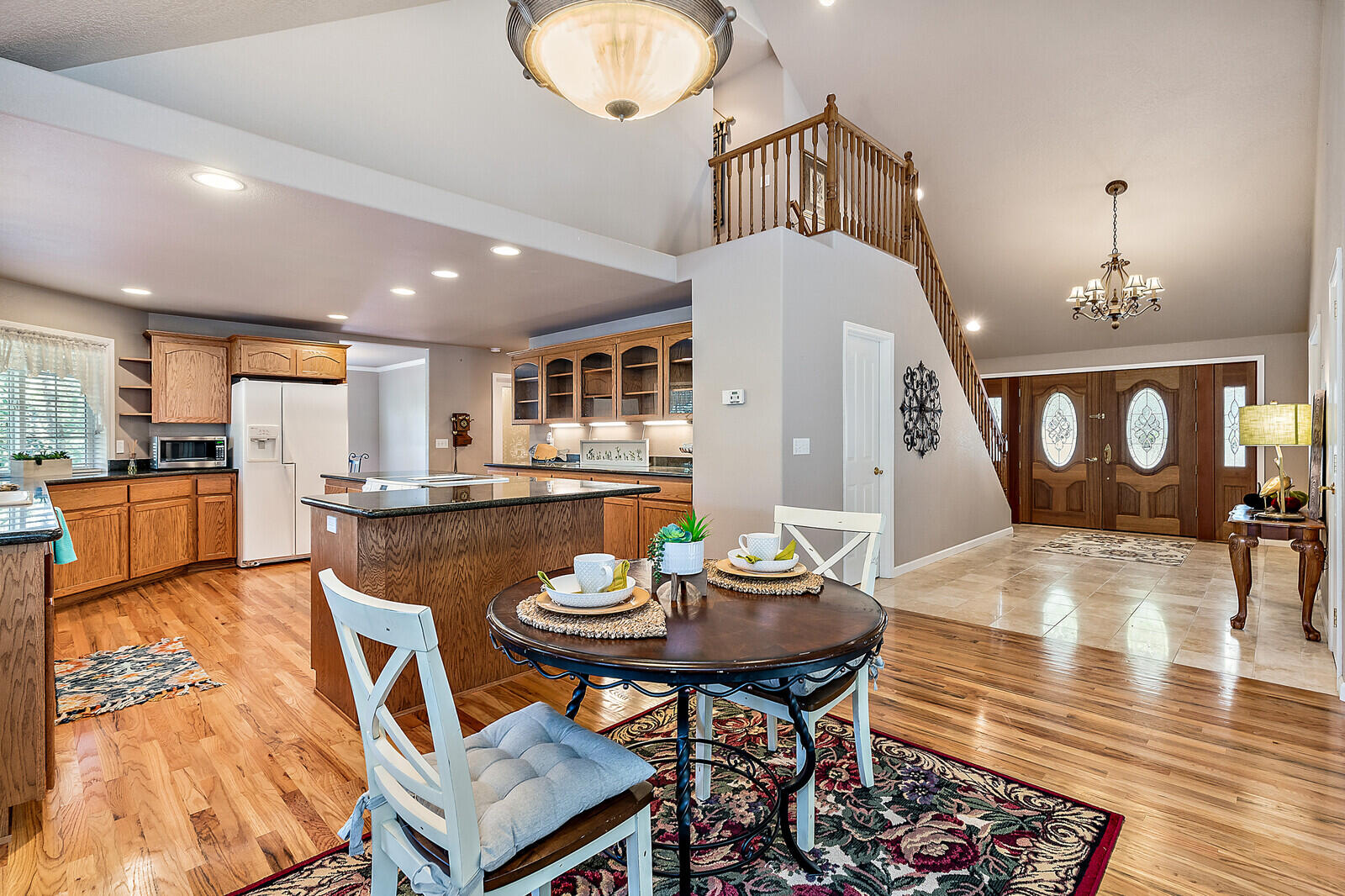 11847 Upper Applegate Road Jacksonville, OR 97530 - Photo 47 of 71 45-Great Room-Staircase