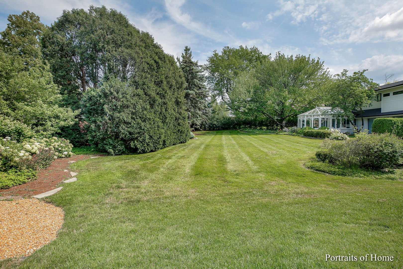 45 Cambridge Drive Oak Brook, IL 60523 - Photo 35 of 41 a view of yard with swimming pool and green space
