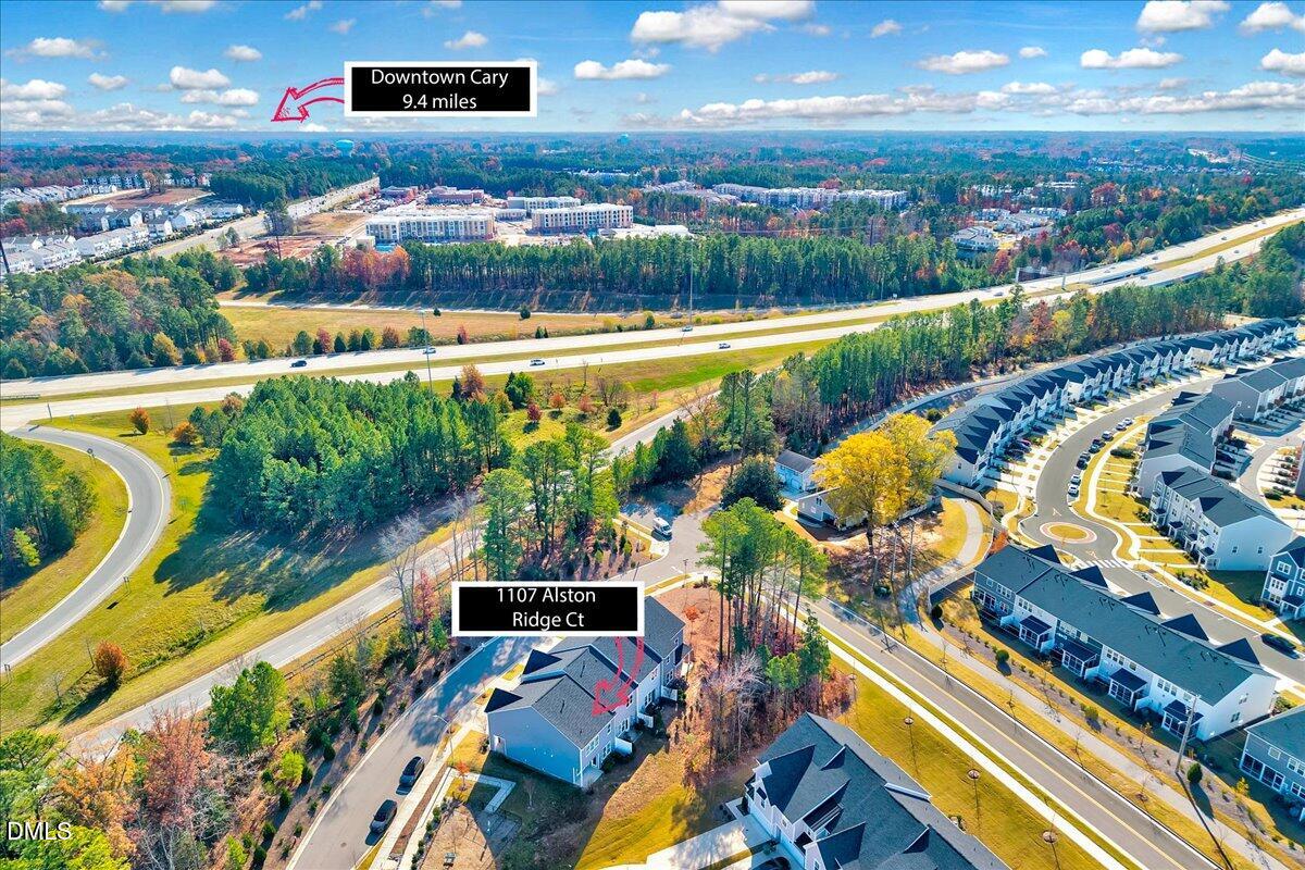 1107 Alston Ridge Cary, NC 27519 - Photo 23 of 26 Aerial View