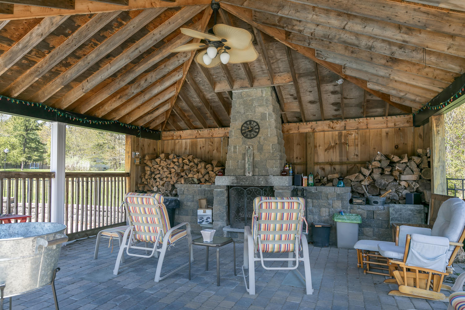 2 Beaver Brook Road Scarborough, ME 04074 - Photo 68 of 71 Gazebo with Wood Burning Fireplace
