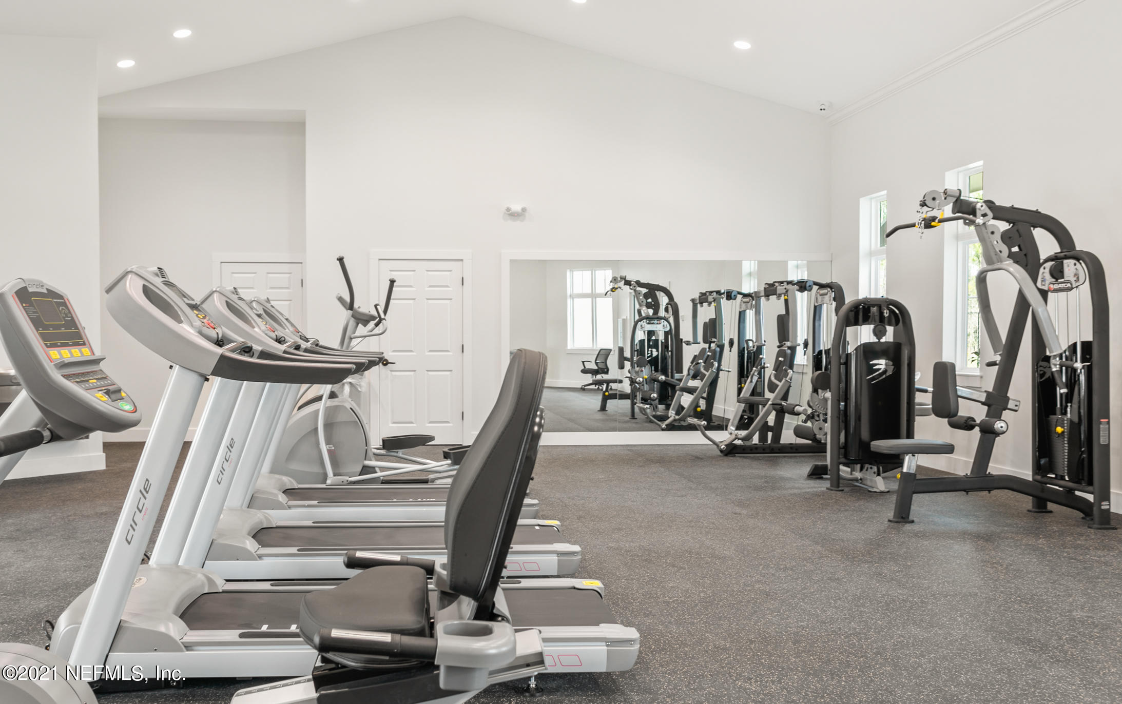 1360 Parkland Trail St. Augustine, FL 32095 - Photo 28 of 37 a view of a room with gym equipment