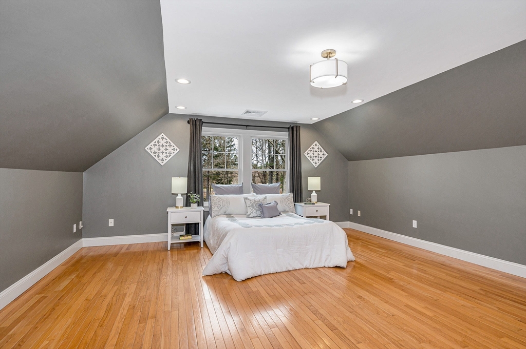 29 Washington Street Boxford, MA 01921 - Photo 17 of 39 a bedroom with a bed and a large window