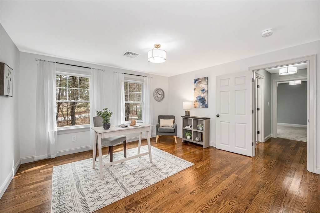 29 Washington Street Boxford, MA 01921 - Photo 24 of 39 a living room with furniture and a wooden floor