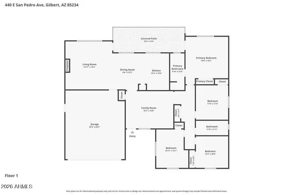 $2,690 | 440 East San Pedro Avenue, Gilbert, AZ 85234