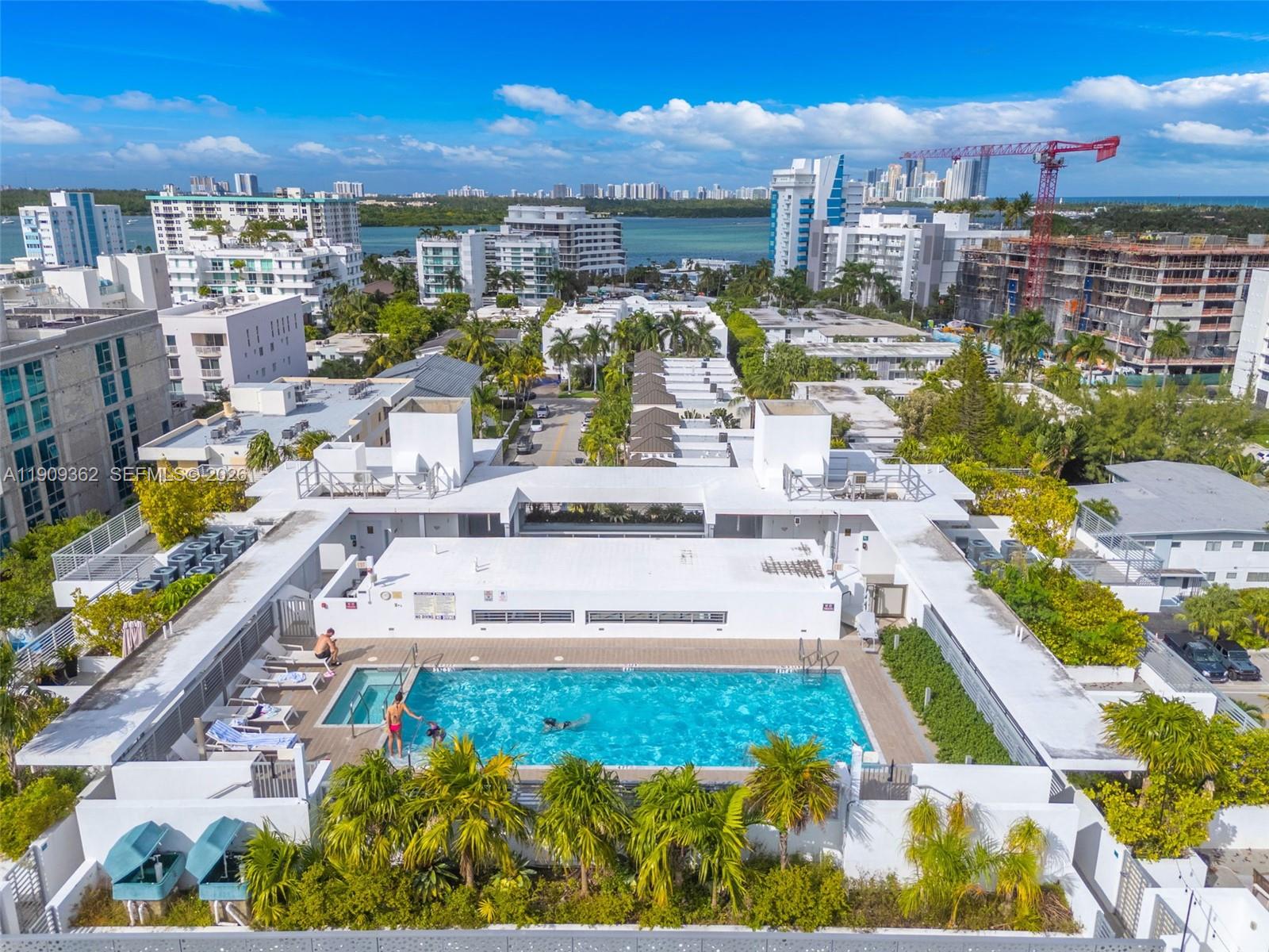 1100 100th Street, Unit 401 Bay Harbor Islands, FL 33154 - Photo 44 of 47 Rooftop Pool & Spa