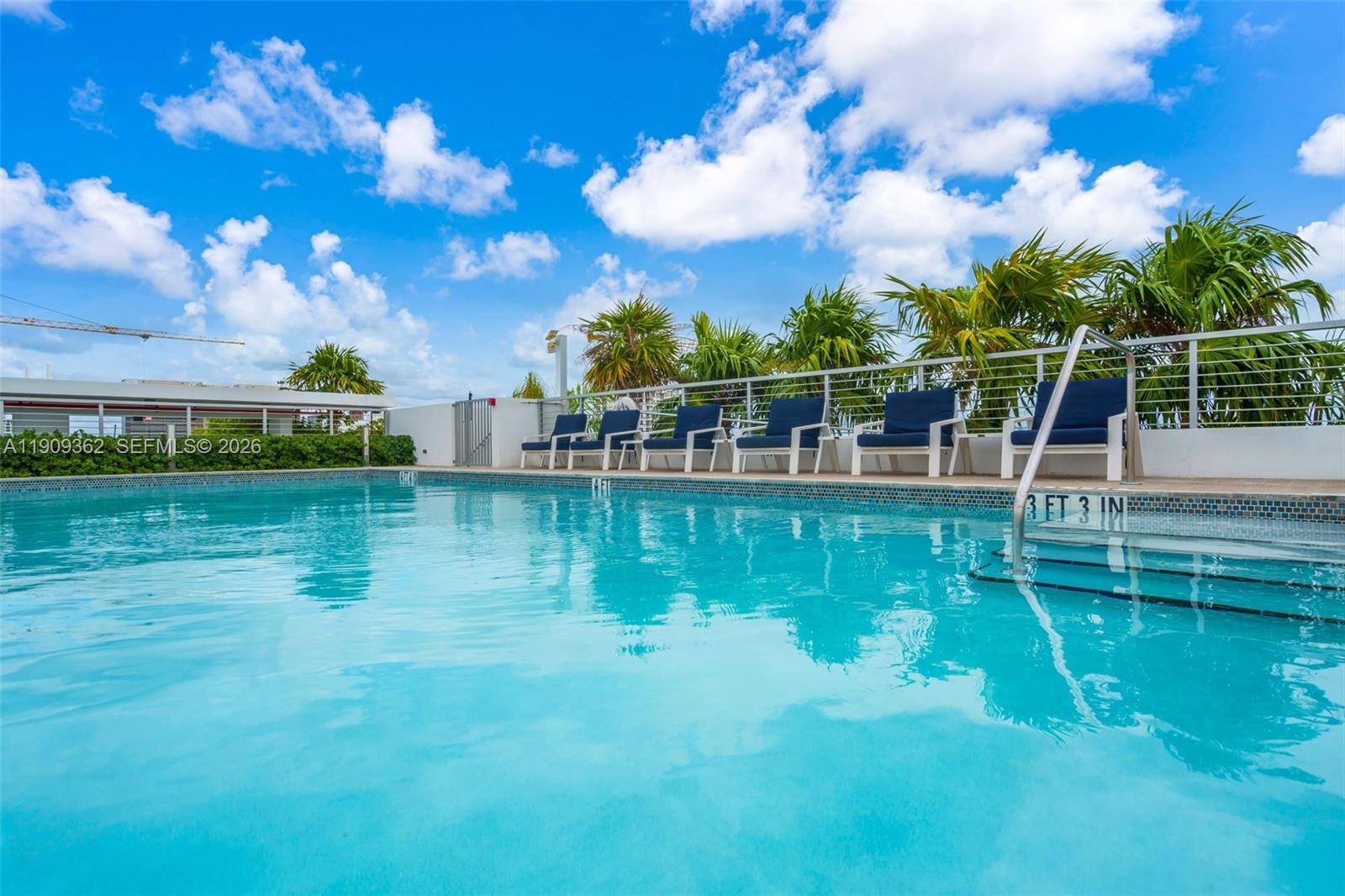 1100 100th Street, Unit 401 Bay Harbor Islands, FL 33154 - Photo 45 of 47 Rooftop Pool & Spa