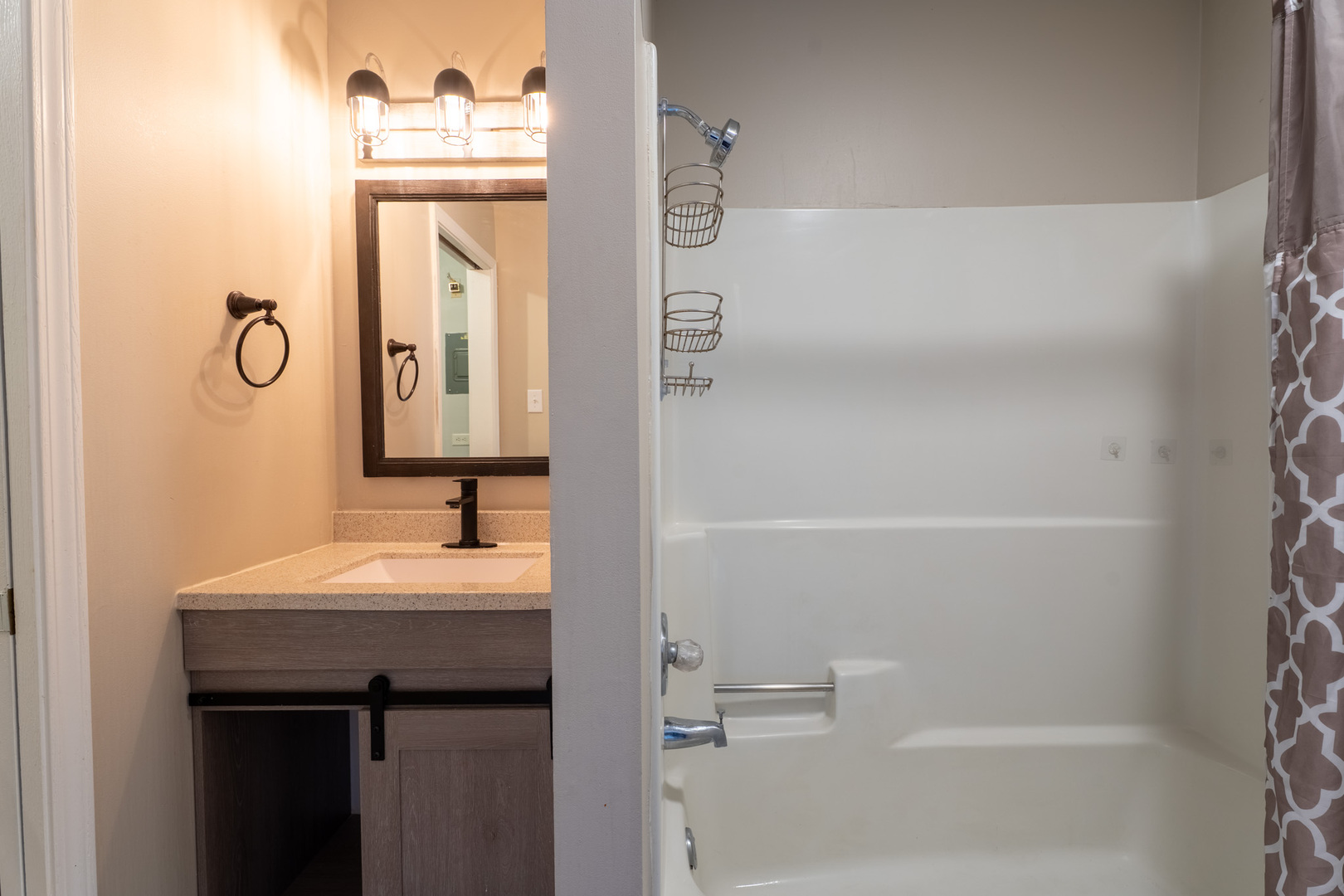 774 Terrace Court, Unit T Elgin, IL 60120 - Photo 11 of 27 a bathroom with a sink a toilet and shower