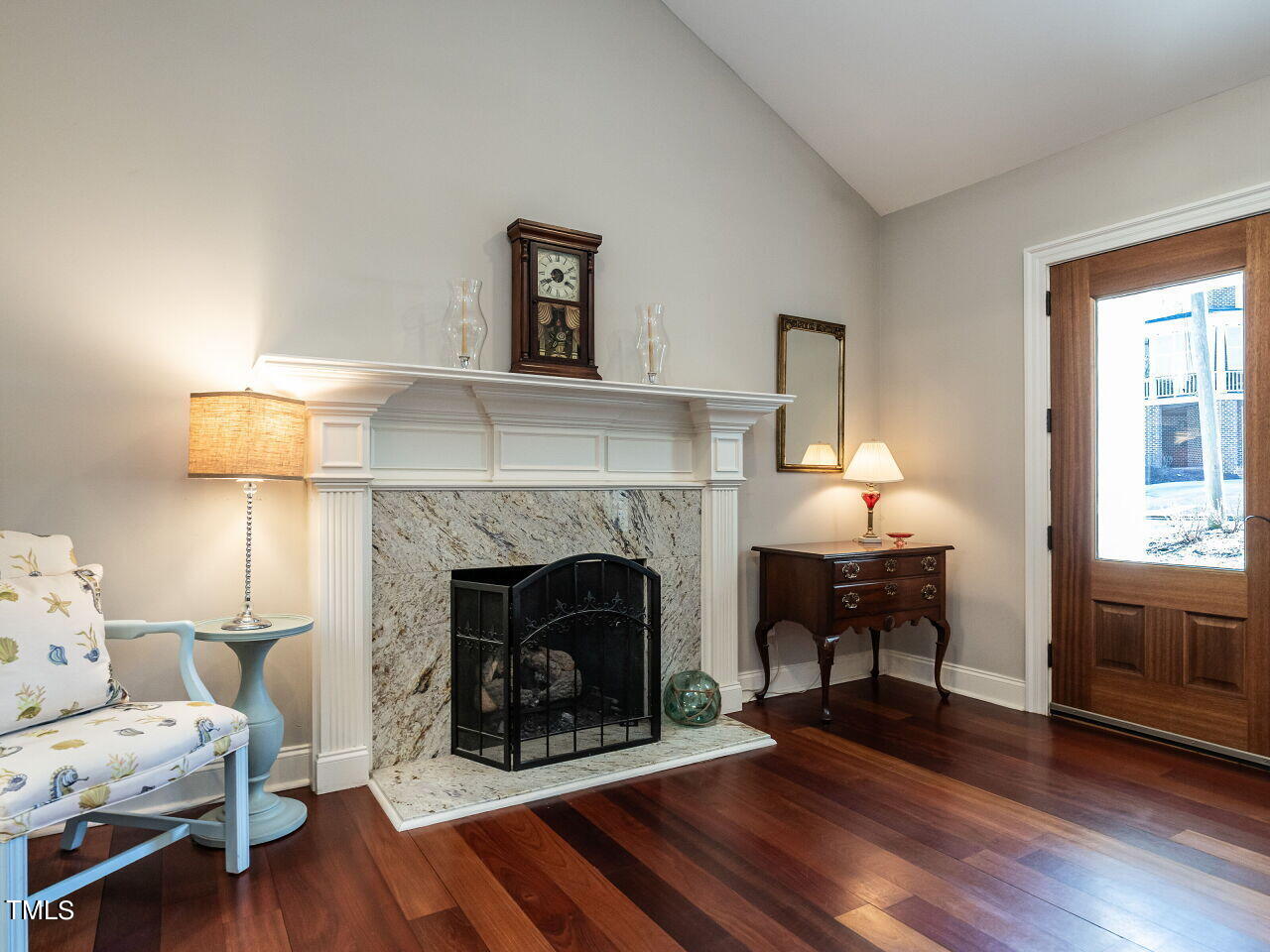 2705 Rothgeb Drive Raleigh, NC 27609 - Photo 6 of 35 A closer look at the fireplace!