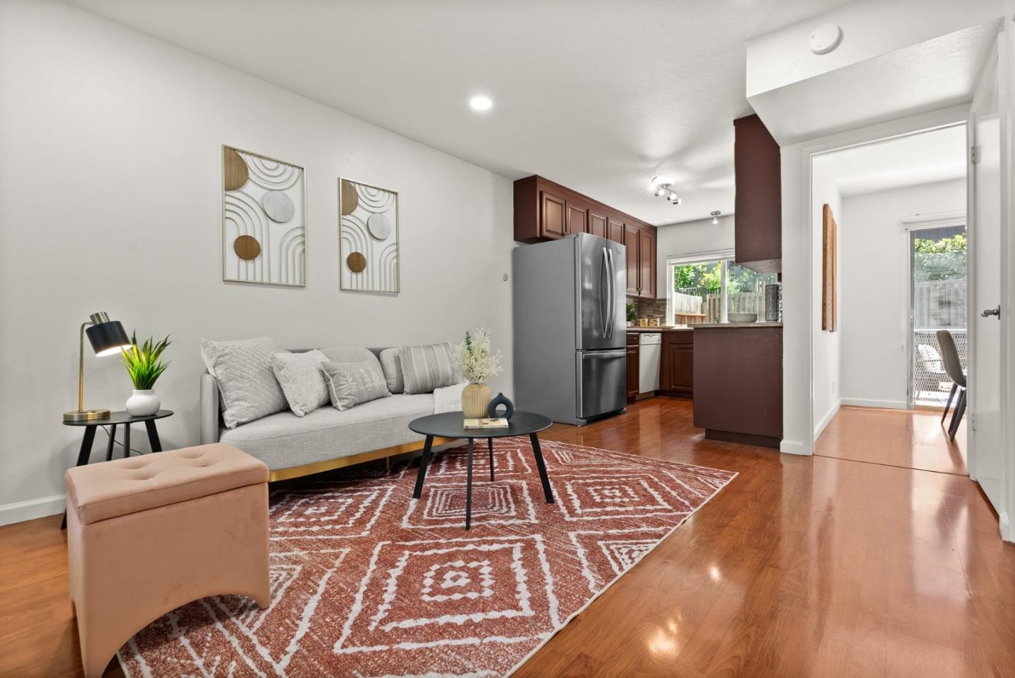 22812 Longdown Road Cupertino, CA 95014 - Photo 5 of 45 a living room with furniture and a rug
