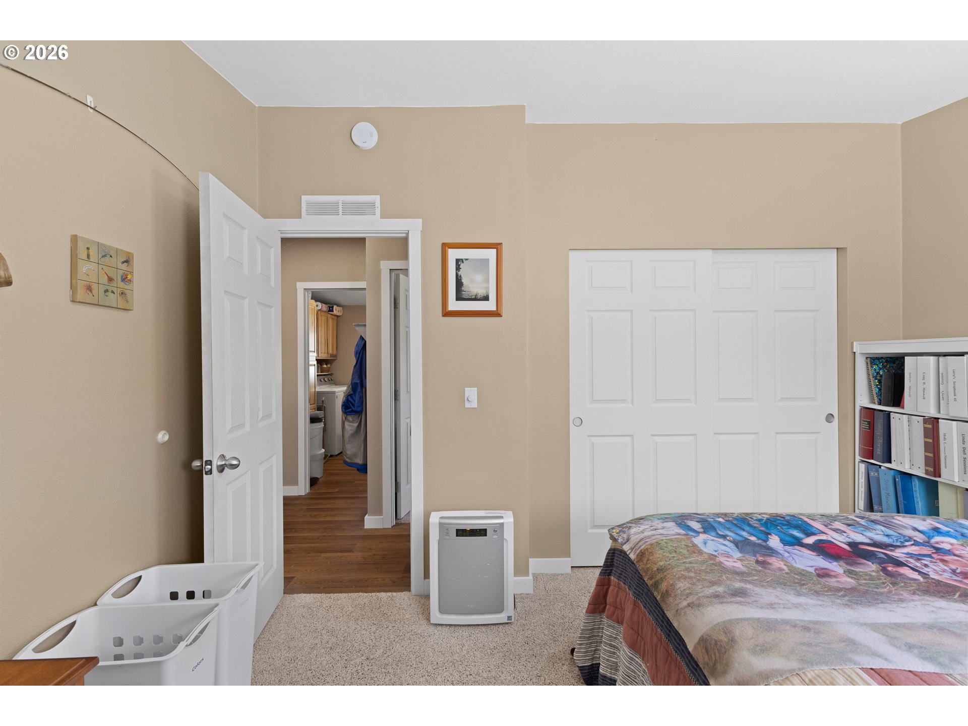 69323 Wildwood Road North Bend, OR 97459 - Photo 20 of 37 a bedroom with a bed and with furniture