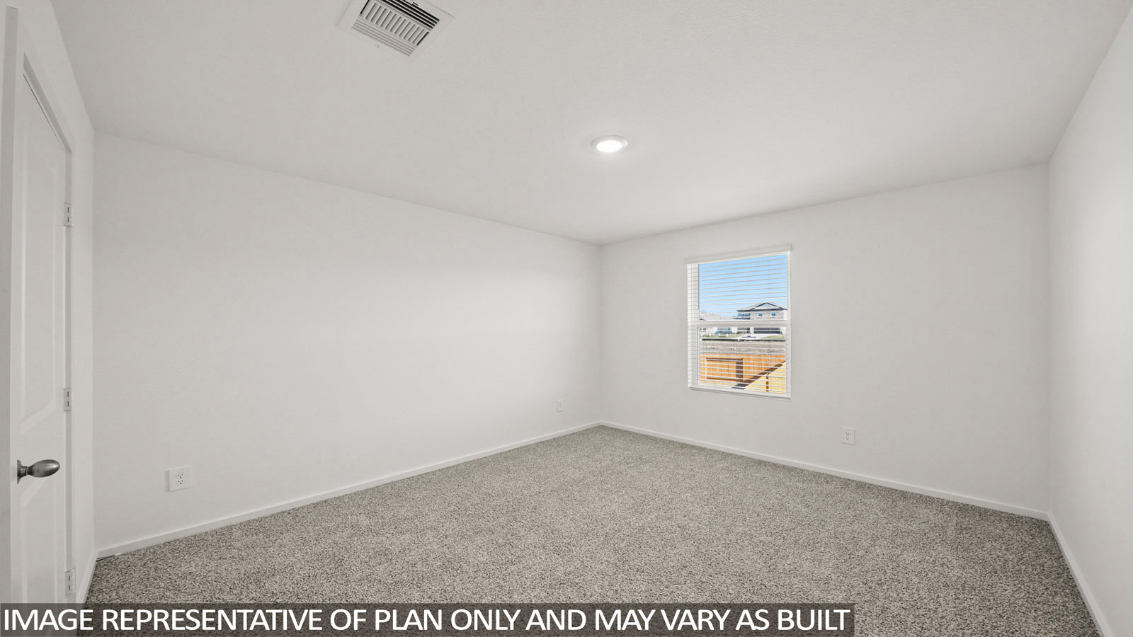 116 Baby Calf Roping Road Jarrell, TX 76537 - Photo 17 of 23 A well-lit, neutral interior space with comfortable carpeting awaits your personal touch.