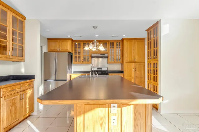 a view of balcony with wooden floor