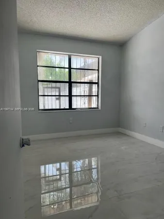 a living room with a window