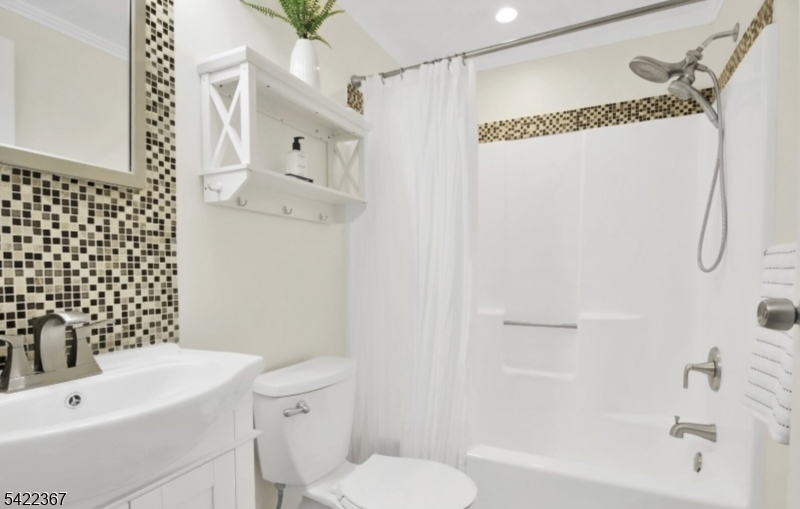 3 Prospect Street, Unit 2D Mount Arlington, NJ 07856 - Photo 10 of 20 a bathroom with a sink a toilet and shower