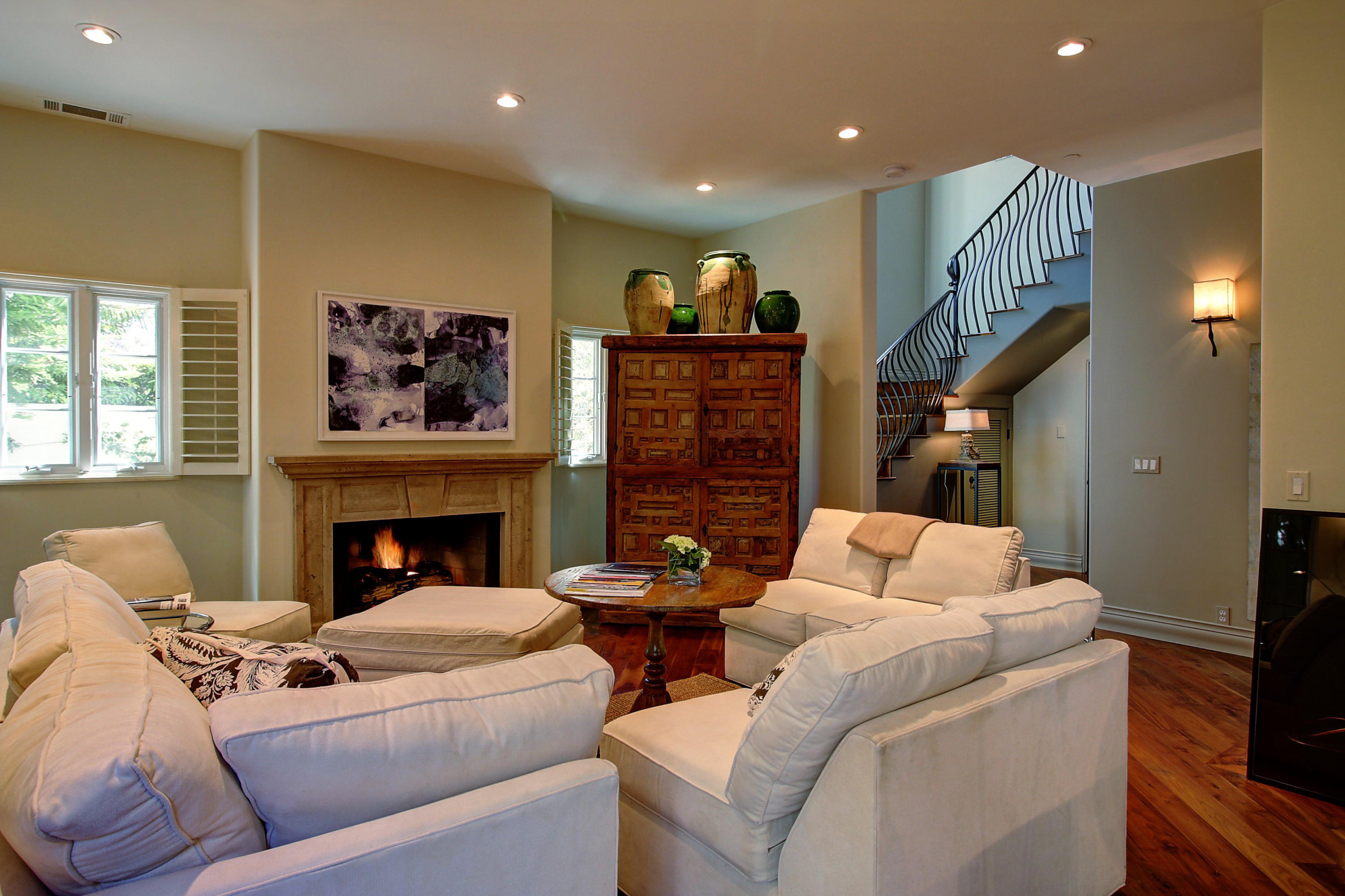 71 Olive Mill Road Montecito, CA 93108 - Photo 2 of 22 a living room with furniture and a fireplace