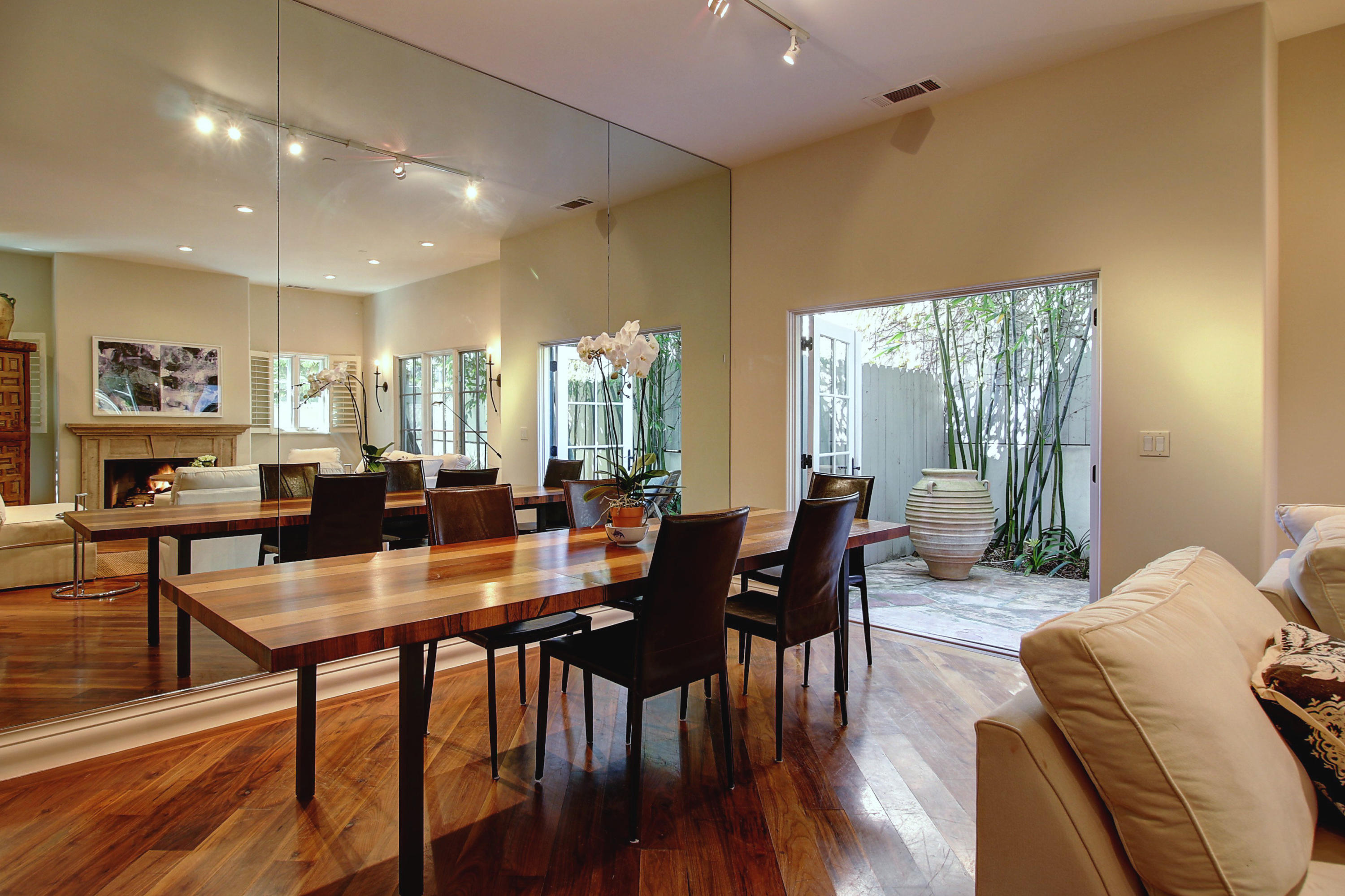 71 Olive Mill Road Montecito, CA 93108 - Photo 4 of 22 a view of a dining room with furniture window and wooden floor