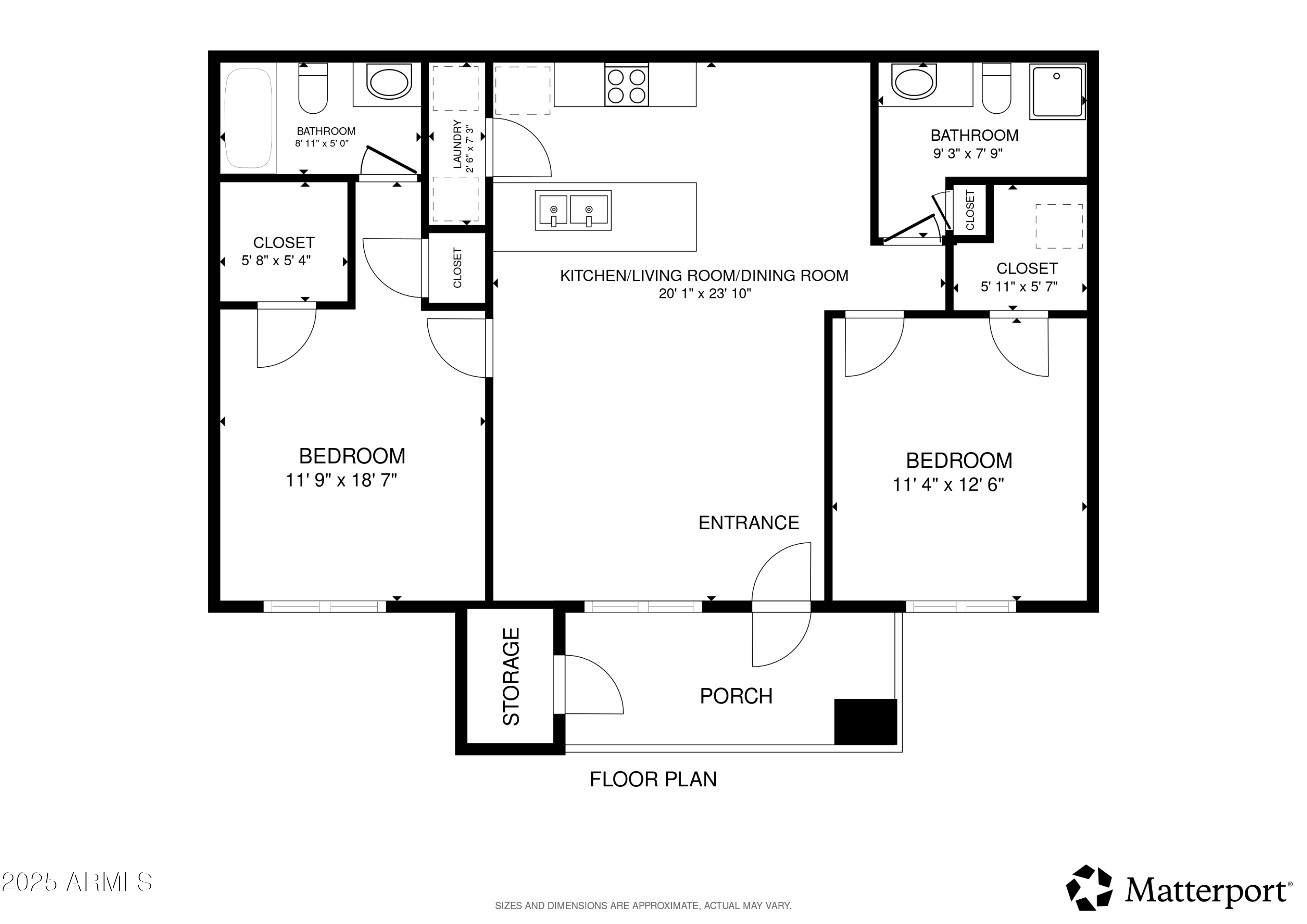 145 North 74th Street, Unit 127 Mesa, AZ 85207 - Photo 34 of 34 a picture of a floor plan