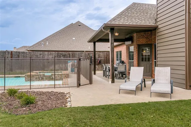 a view of outdoor space and patio