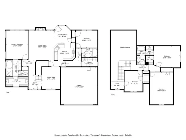 a picture of a floor plan
