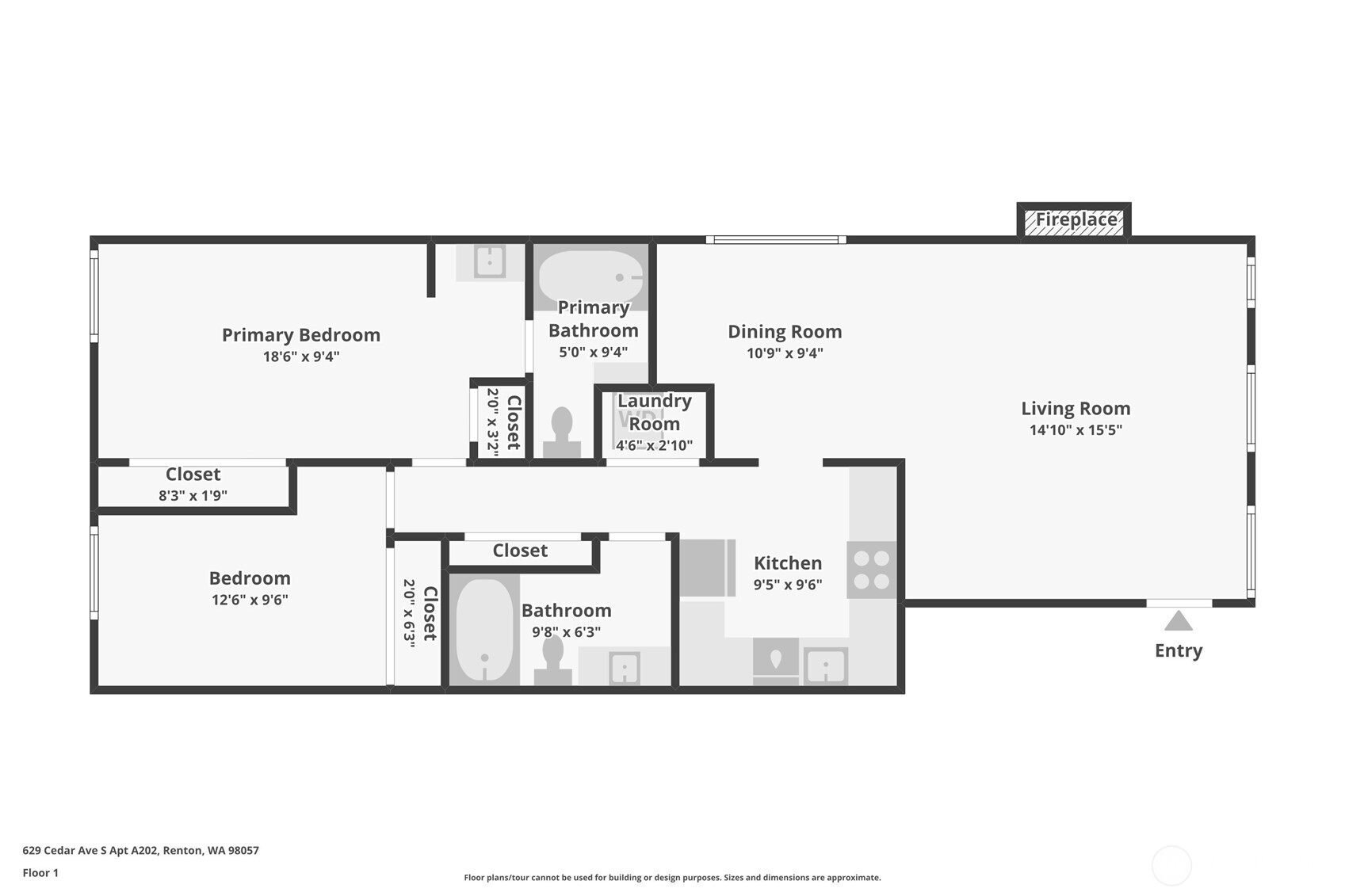 629 Cedar Avenue South, Unit A202 Renton, WA 98057 - Photo 29 of 29