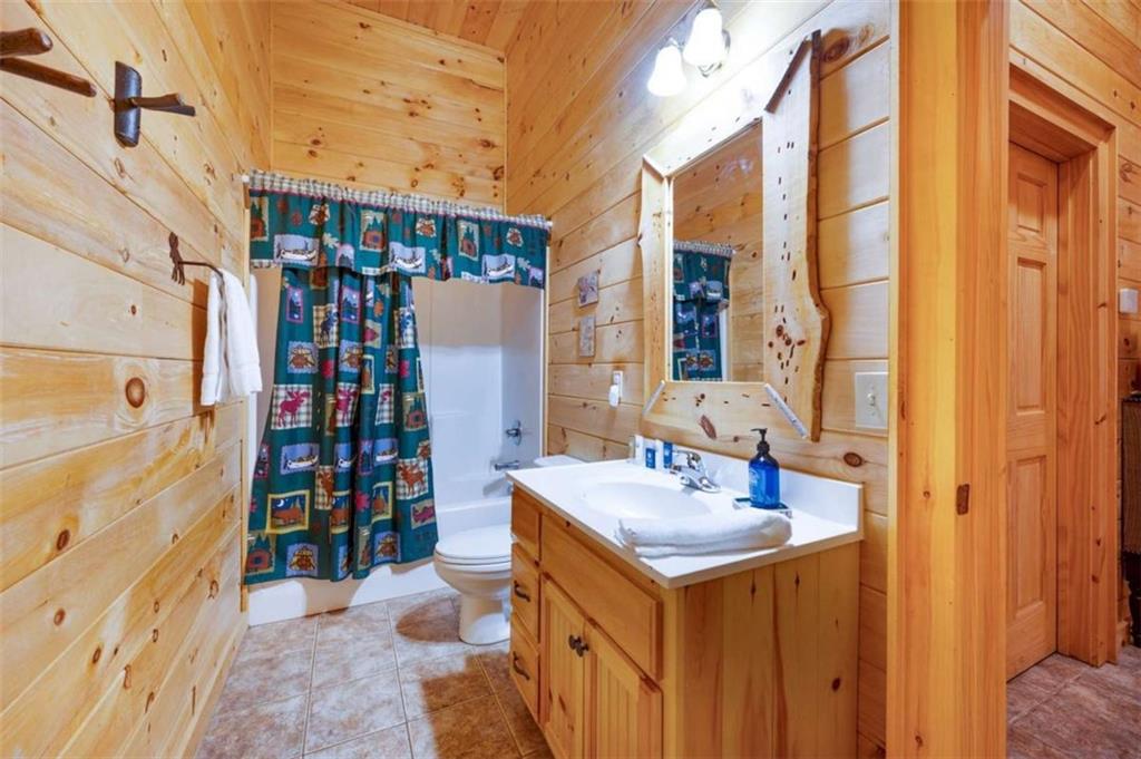 192 Oak Ridge Way Morganton, GA 30560 - Photo 27 of 56 a bathroom with a sink a toilet and shower