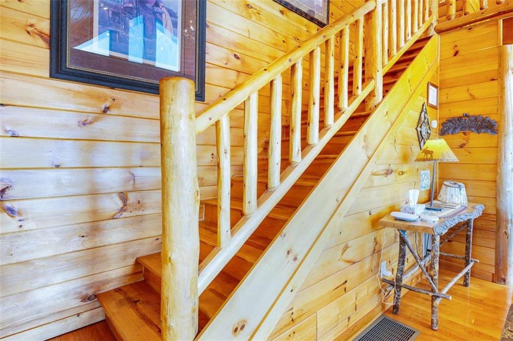 192 Oak Ridge Way Morganton, GA 30560 - Photo 38 of 56 a view of entryway with wooden stairs