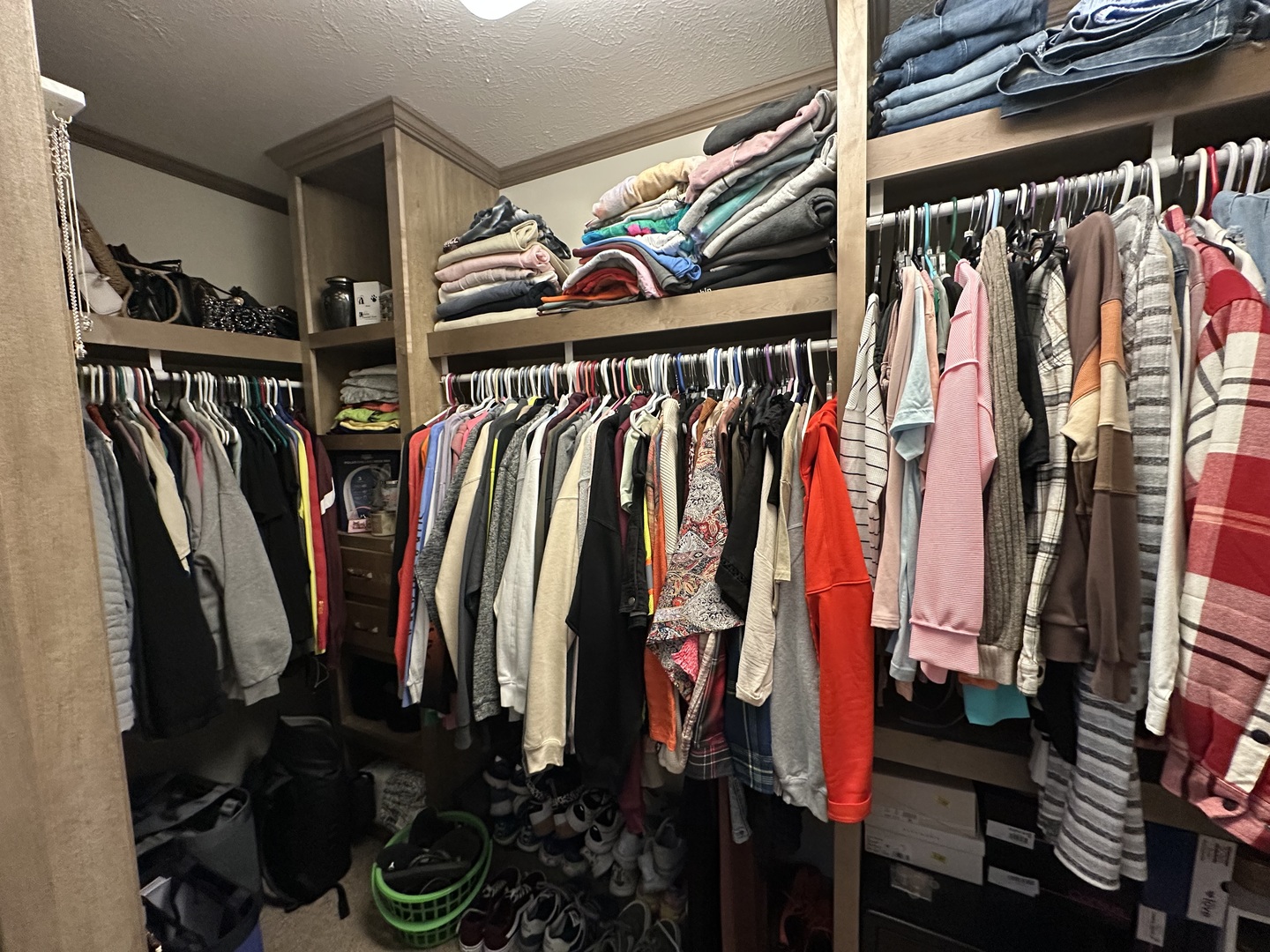513 North 10th Street Benton, IL 62812 - Photo 42 of 75 a view of walk in closet with clothes and shoes