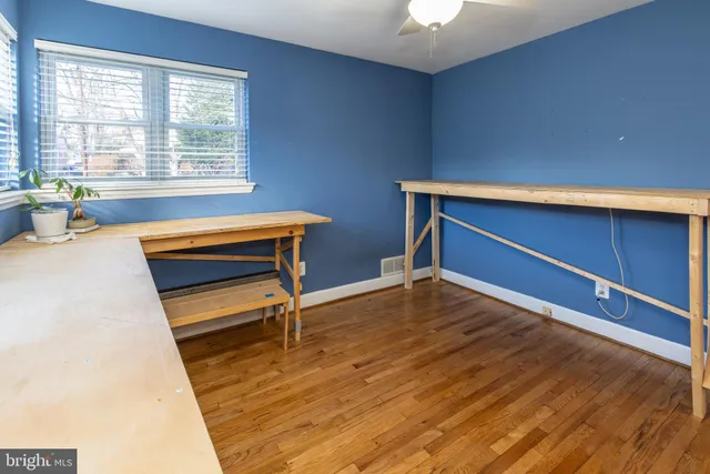 a room with furniture and a window