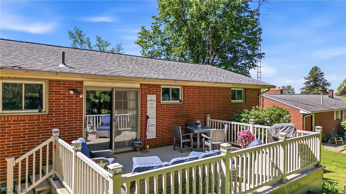 6127 Columbus Road Northeast Louisville, OH 44641 - Photo 35 of 49 Rear deck is perfect for get togethers