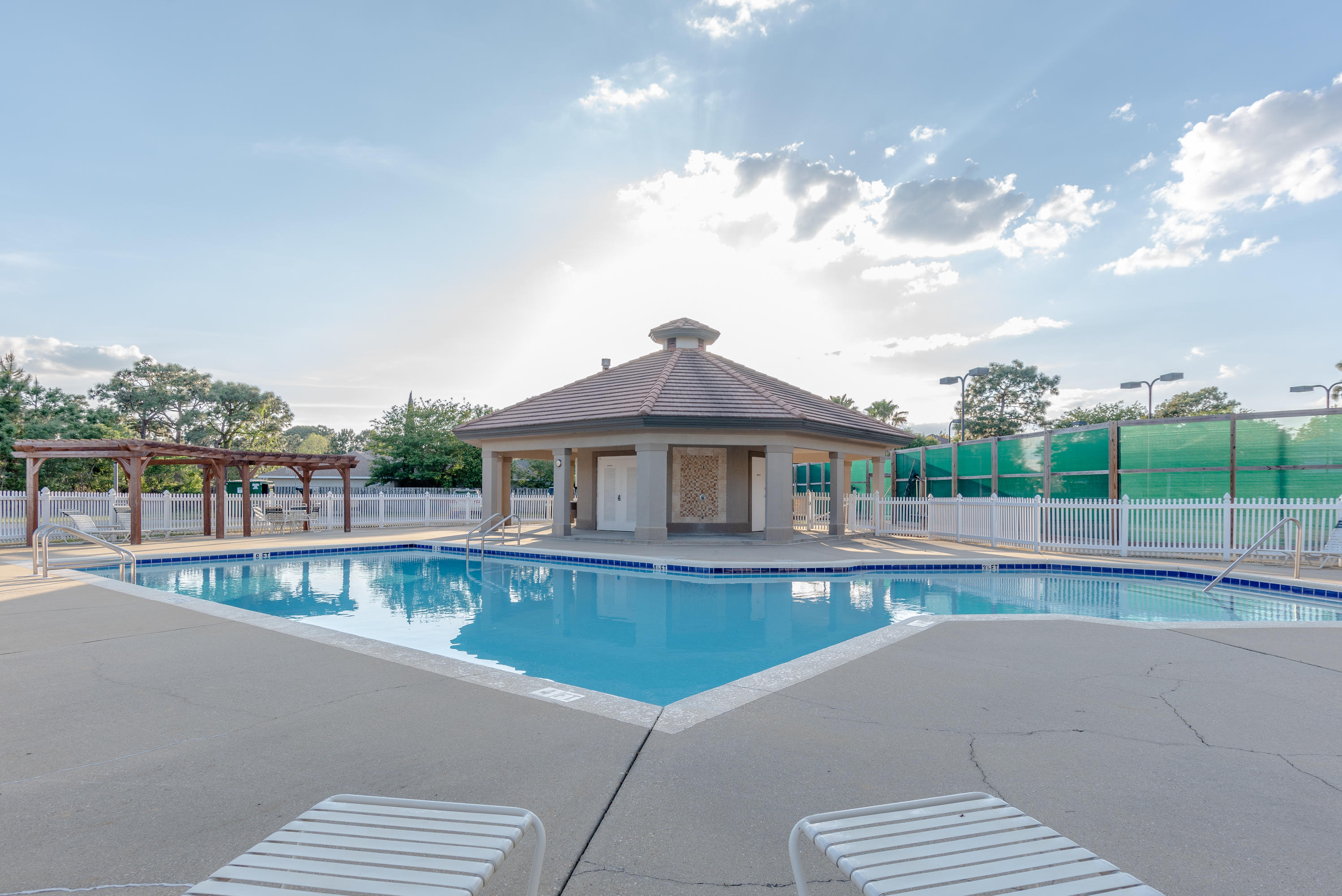 244 Indigo Loop Destin, FL 32550 - Photo 35 of 41 a view of a house with a swimming pool