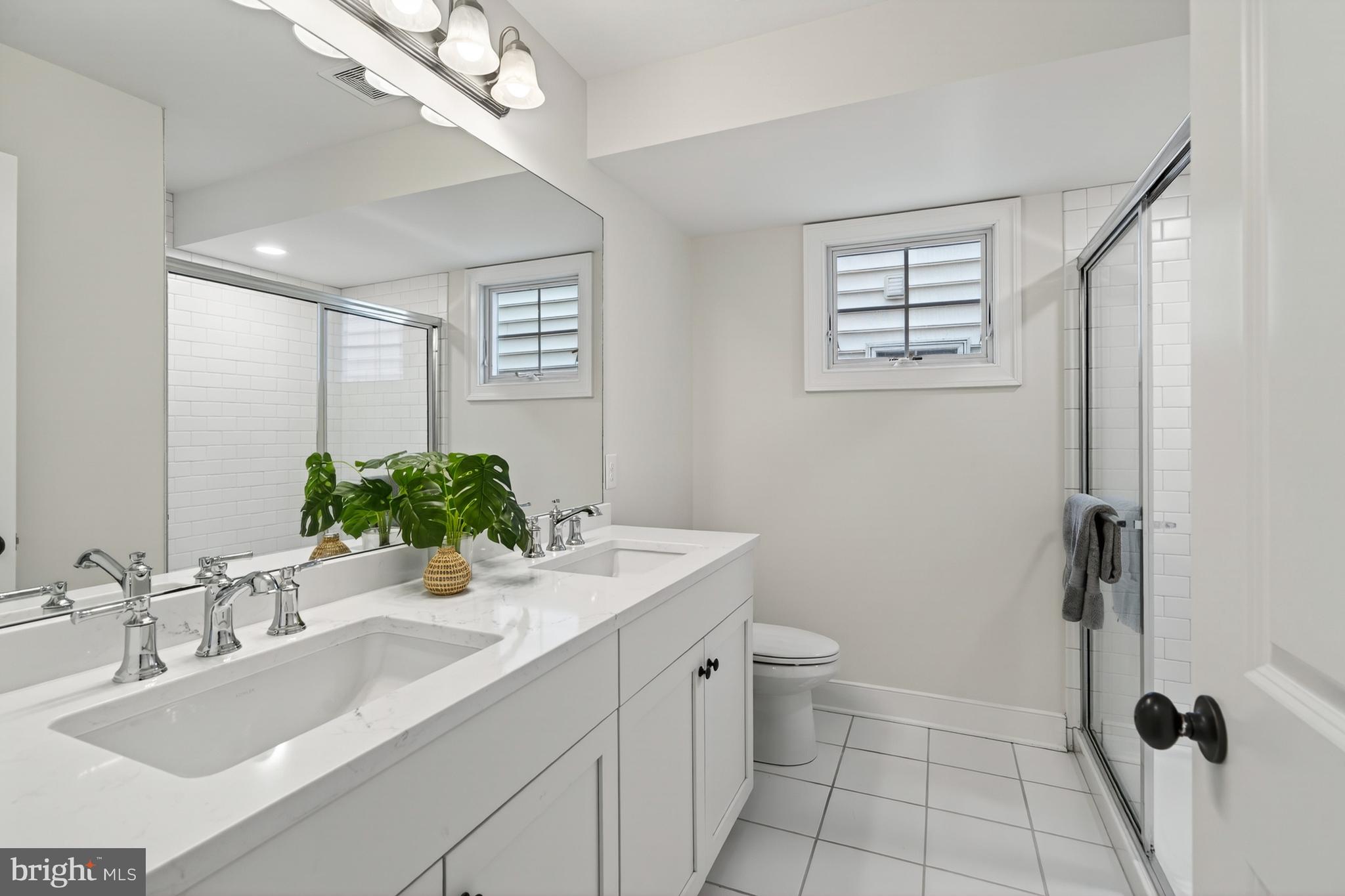 610 D Street Kennett Square, PA 19348 - Photo 11 of 24 Primary bath with glass shower enclosure
