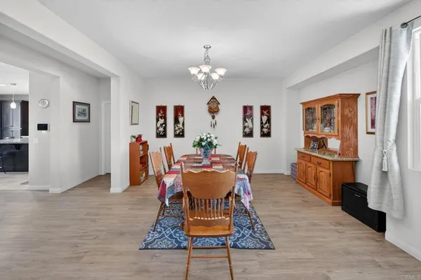 a living room with a couch and a table