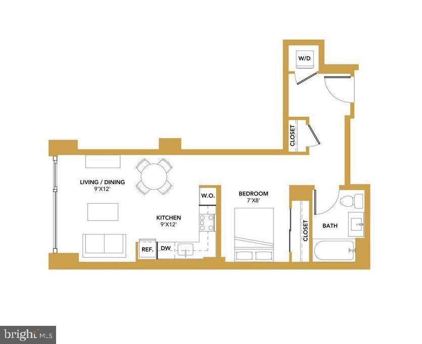 1300 4th Street Southeast, Unit 402 Washington, DC 20003 - Photo 27 of 27 Efficient floor plan for modern living