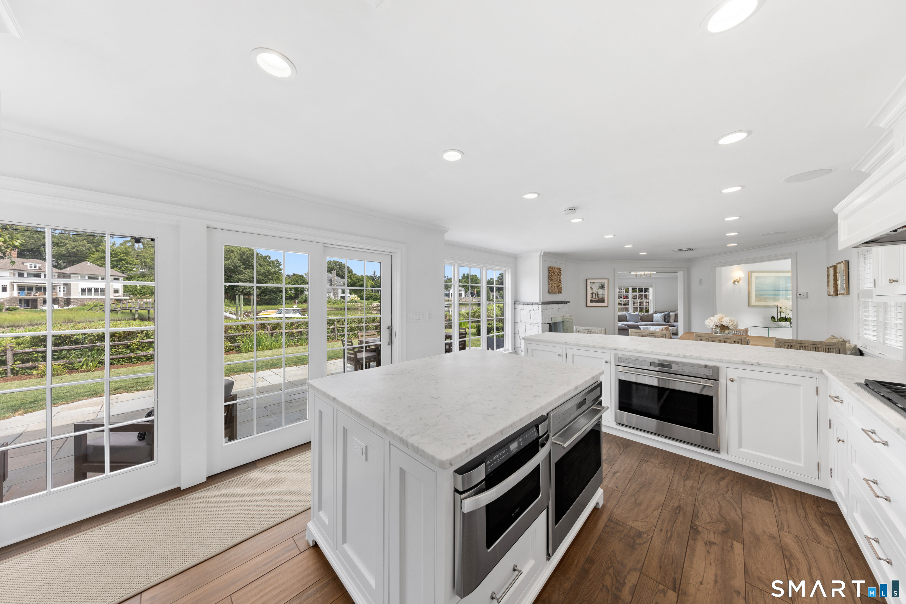 61 5 Mile River Road Darien, CT 06820 - Photo 16 of 38 Kitchen with a view!