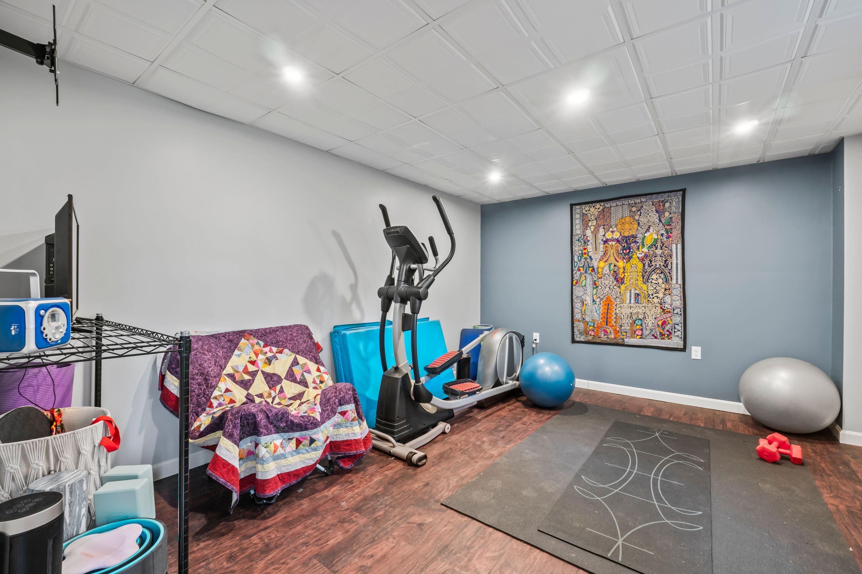 Undisclosed Address Manchester, ME 04351 - Photo 32 of 46 Finished room in basement