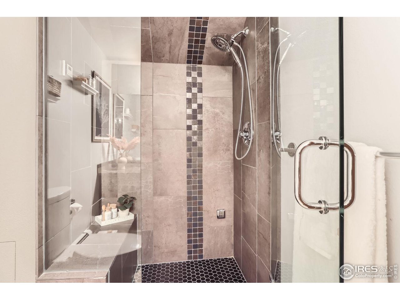 3075 Edison Court Boulder, CO 80301 - Photo 14 of 28 a bathroom with a shower and a sink