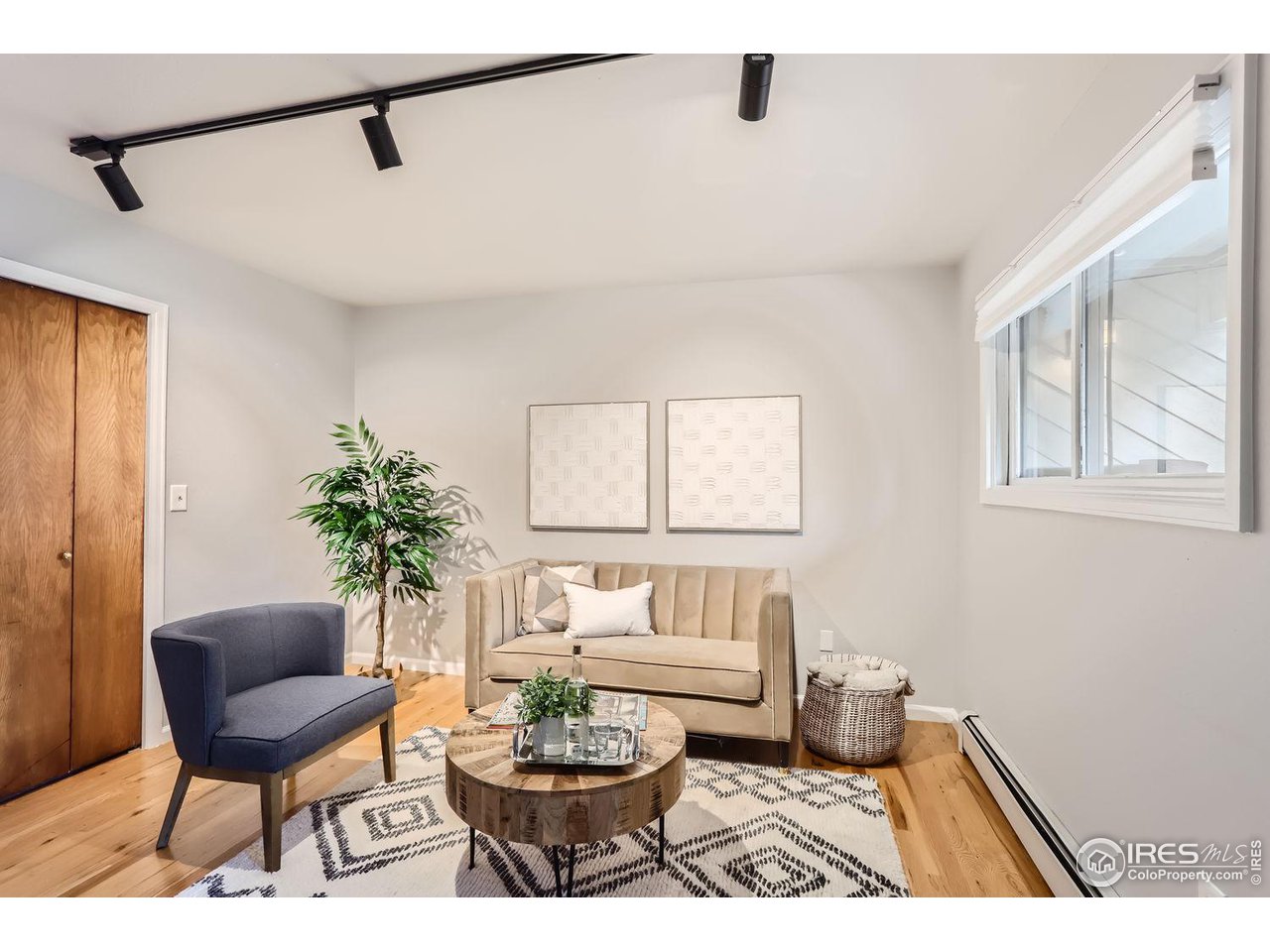 3075 Edison Court Boulder, CO 80301 - Photo 6 of 28 a living room with furniture and a potted plant