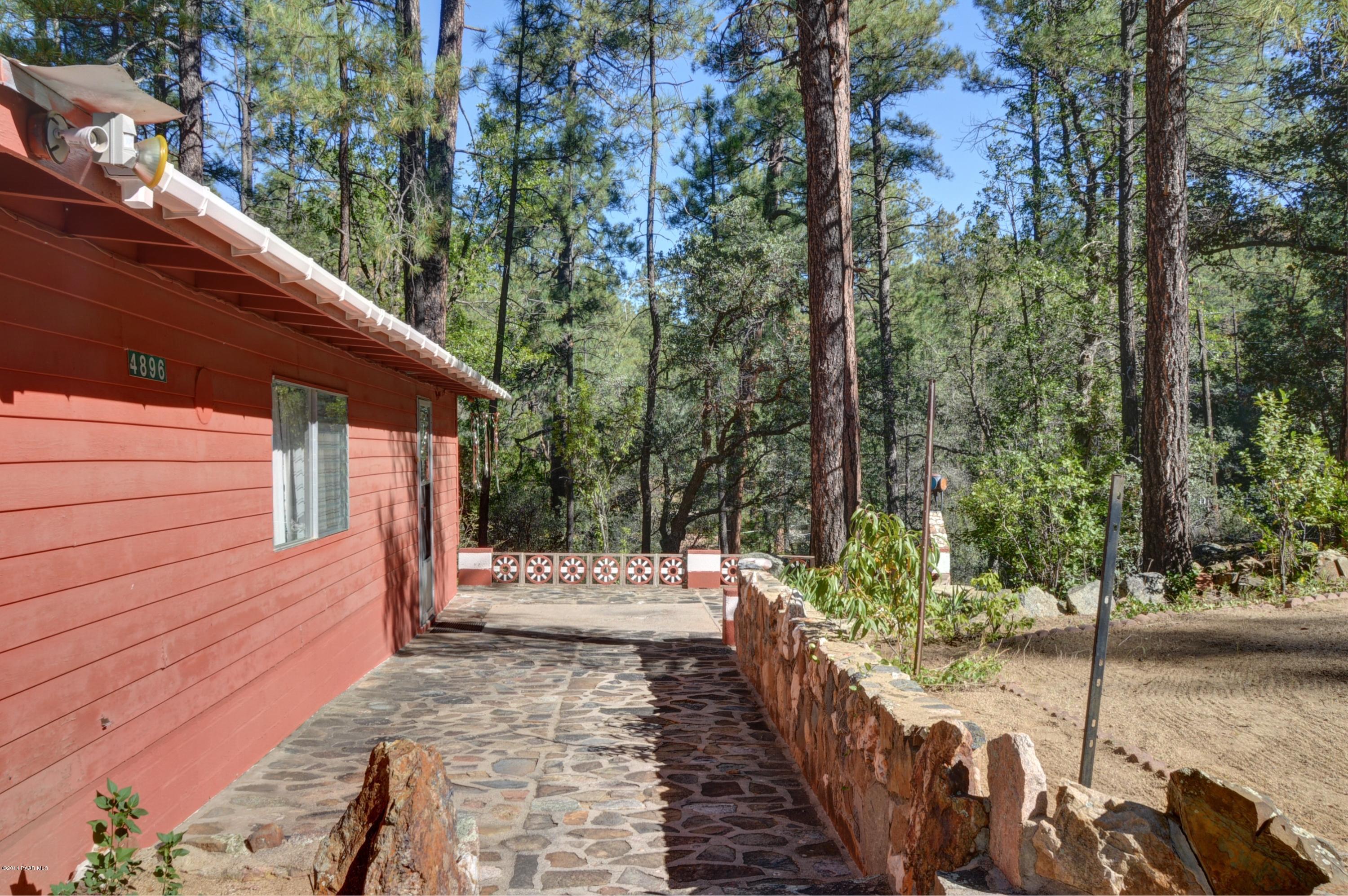4896 South Libby Loop Road Prescott, AZ 86303 - Photo 13 of 22 Front Walk Way
