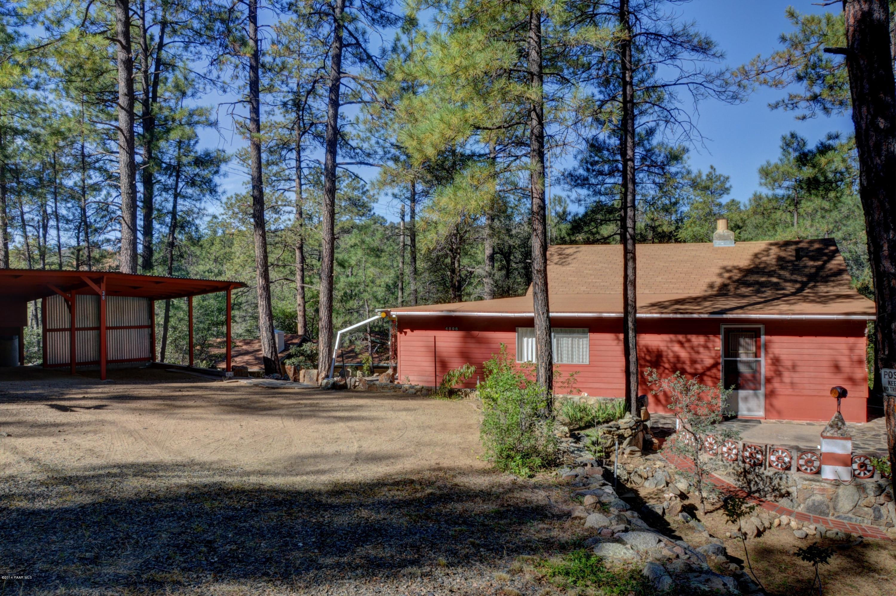 4896 South Libby Loop Road Prescott, AZ 86303 - Photo 2 of 22 A Front View 2