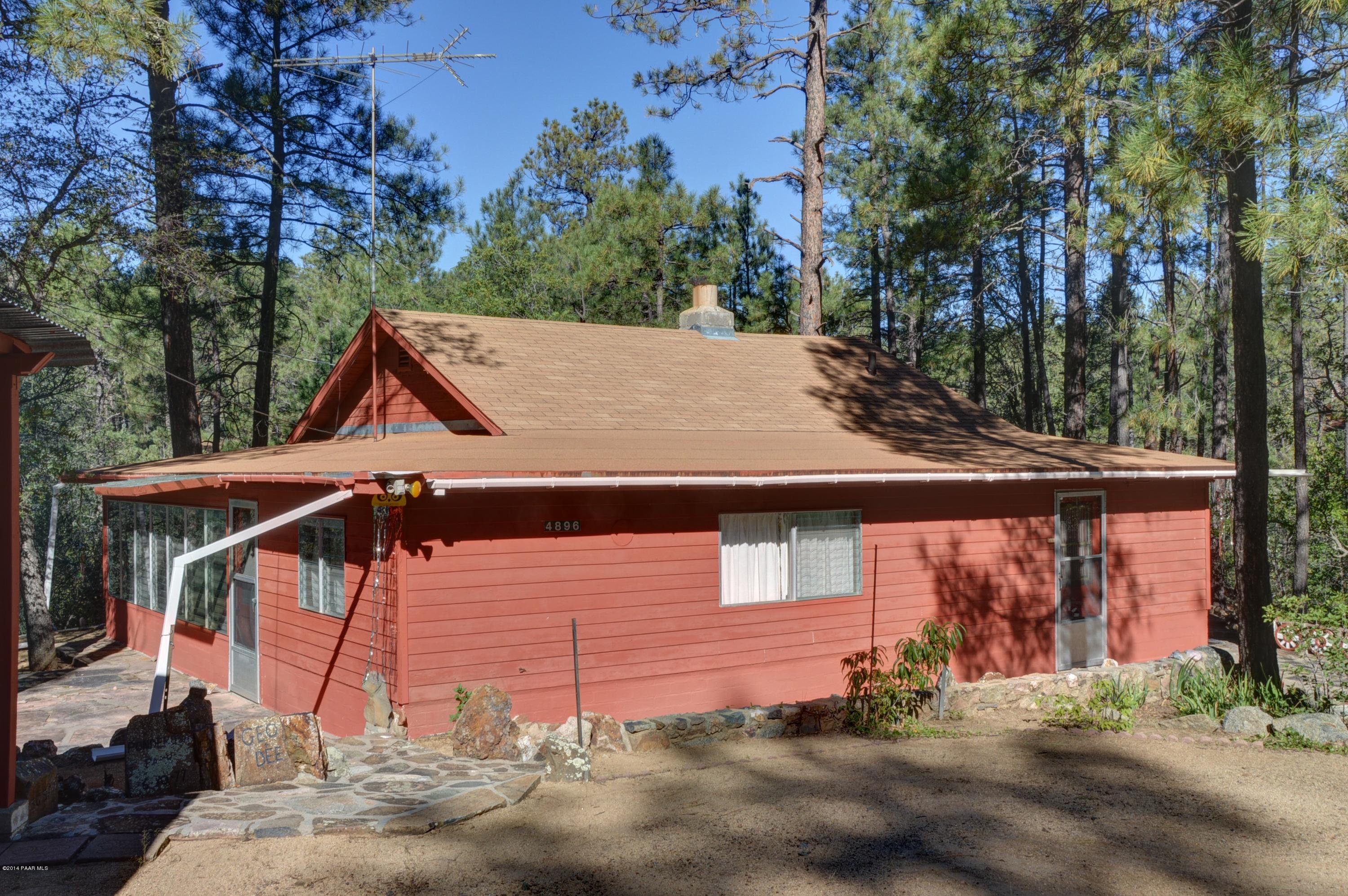 4896 South Libby Loop Road Prescott, AZ 86303 - Photo 3 of 22 A Front View 3