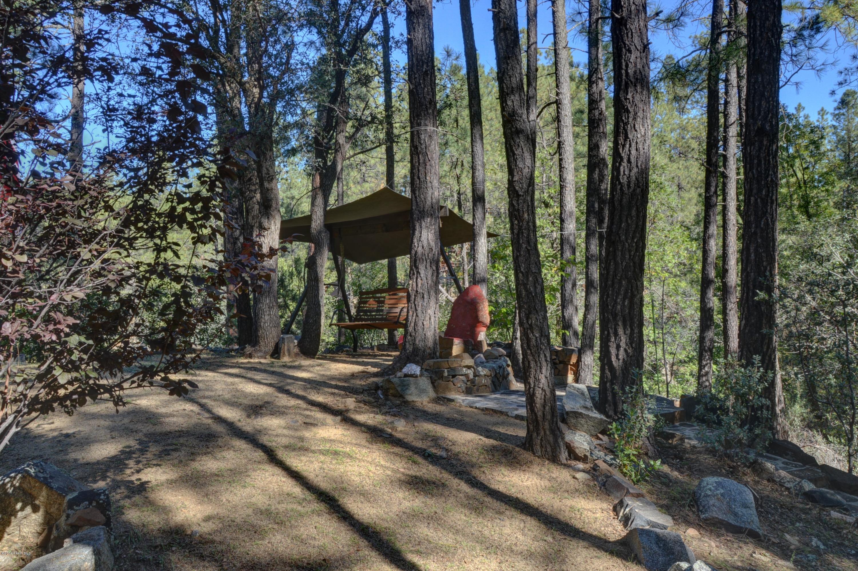 4896 South Libby Loop Road Prescott, AZ 86303 - Photo 8 of 22 Back Yard 4