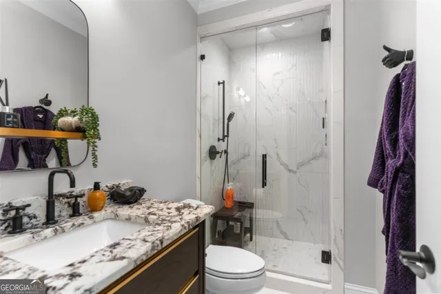 a room with furniture and window