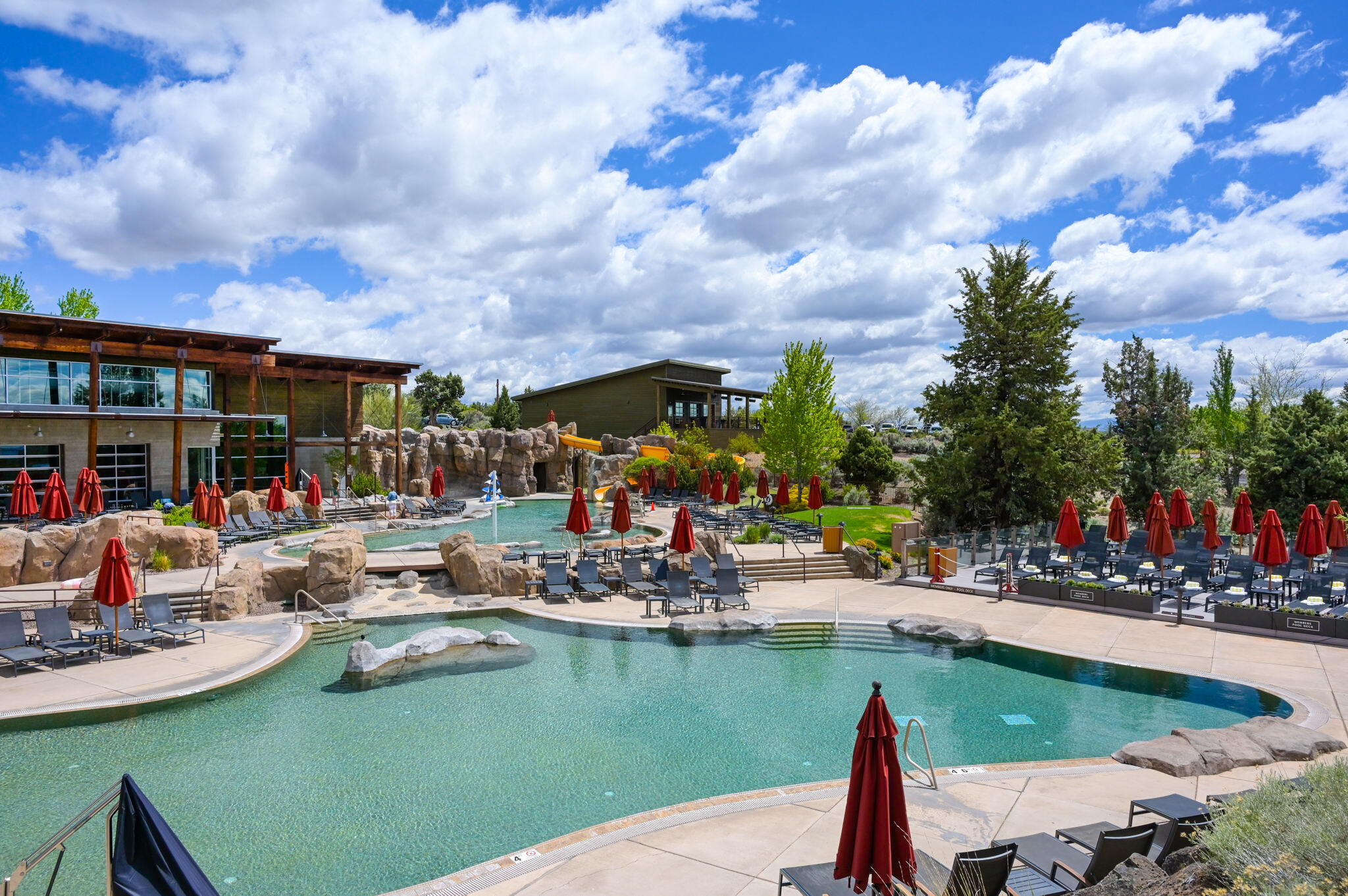 16181 South W Brasada Ranch Road, Unit 115 Powell Butte, OR 97753 - Photo 18 of 25 a view of swimming pool with outdoor seating