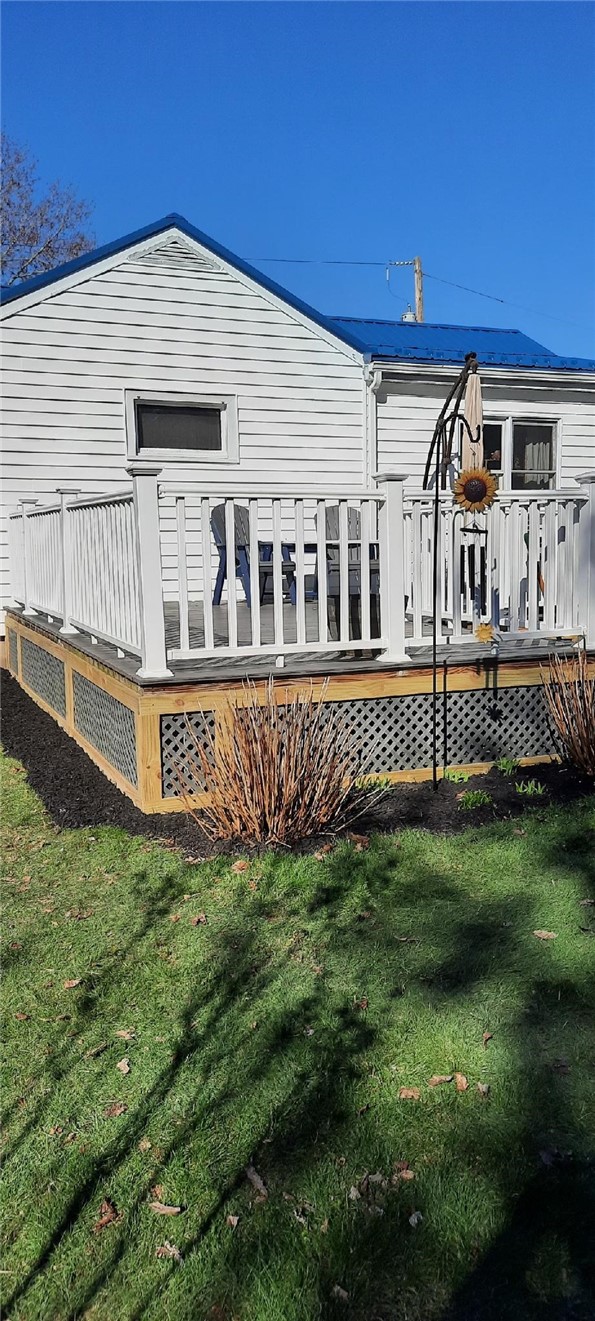 241 Erie Street Erwin, NY 14870 - Photo 30 of 40 Back deck with composite decking and vinyl railing