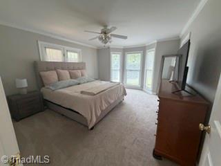 7620 Grapevine Road Lewisville, NC 27023 - Photo 24 of 49 Master Bedroom with bay windows
