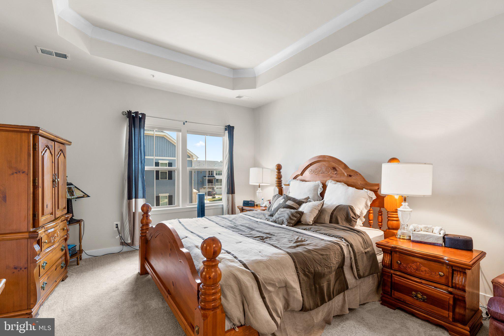 1132 Patuxent Greens Drive Laurel, MD 20708 - Photo 22 of 44 Primary Bedroom w/ Private Bathroom + Tray Ceiling